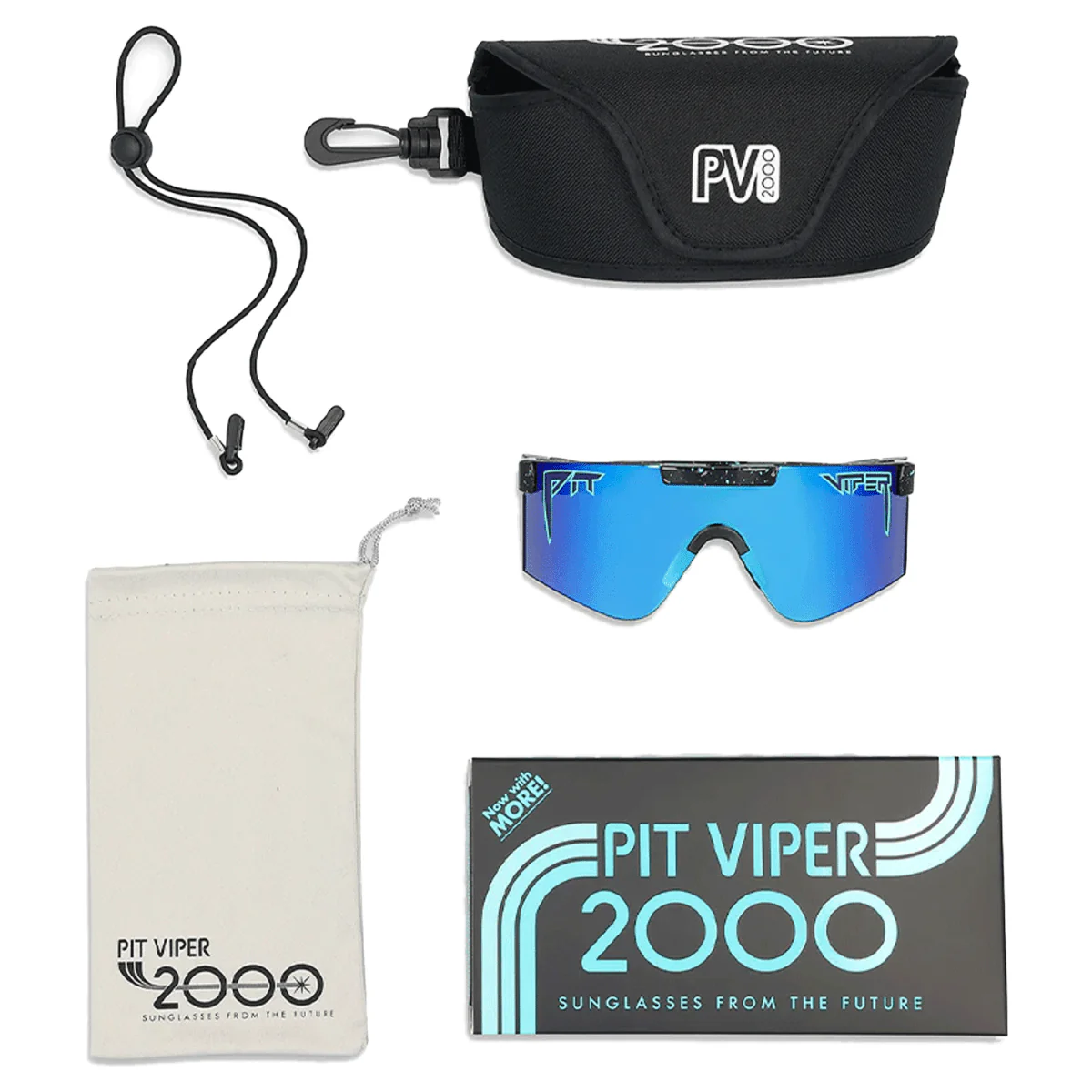 Pit Viper The 2000 Sunglasses The Midnight/Z87+ Blue - Image 2