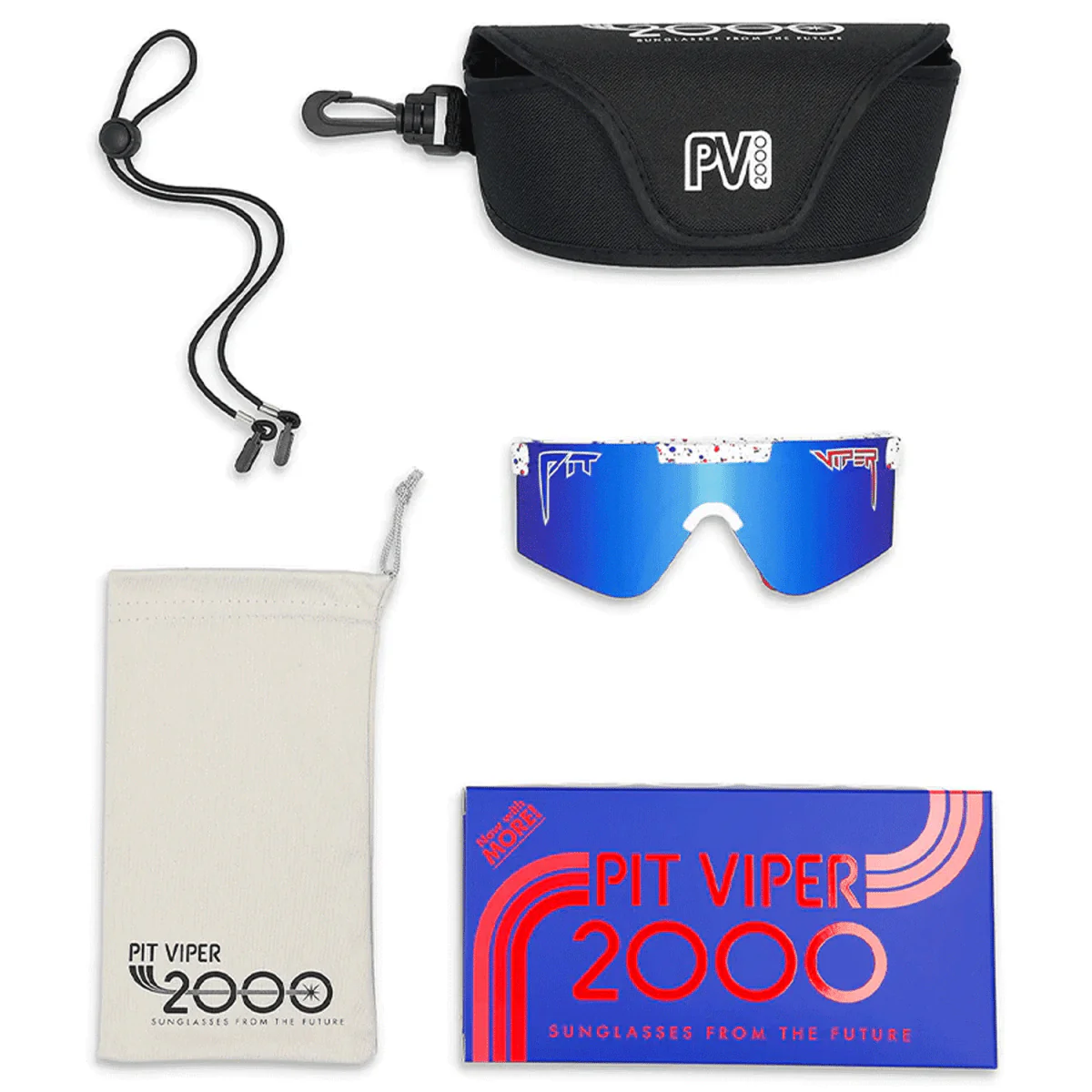Pit Viper The 2000 Sunglasses The Merika/Z87+ Blue - Image 2