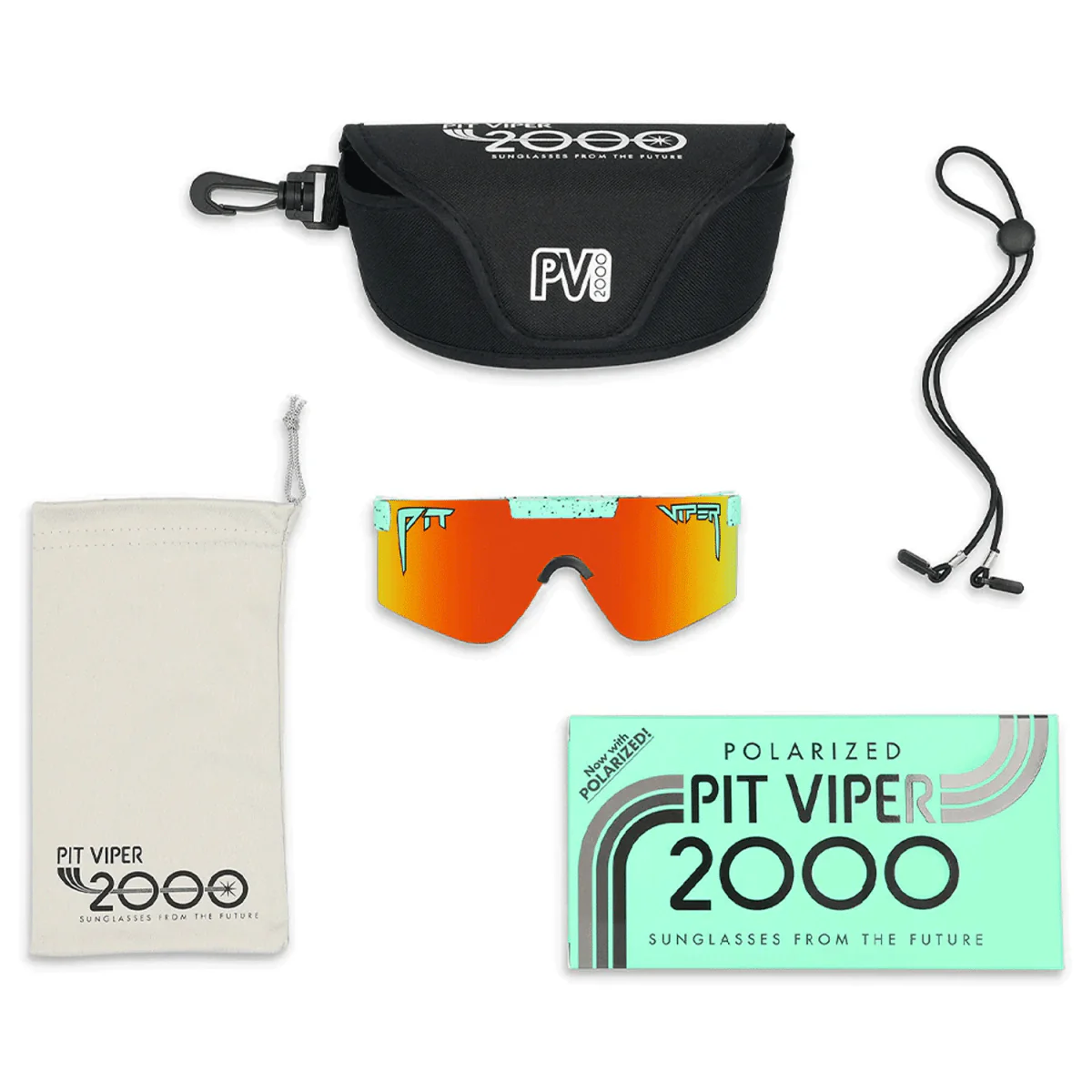 Pit Viper The 2000 Sunglasses The Poseidon/Polarized Orange - Image 2