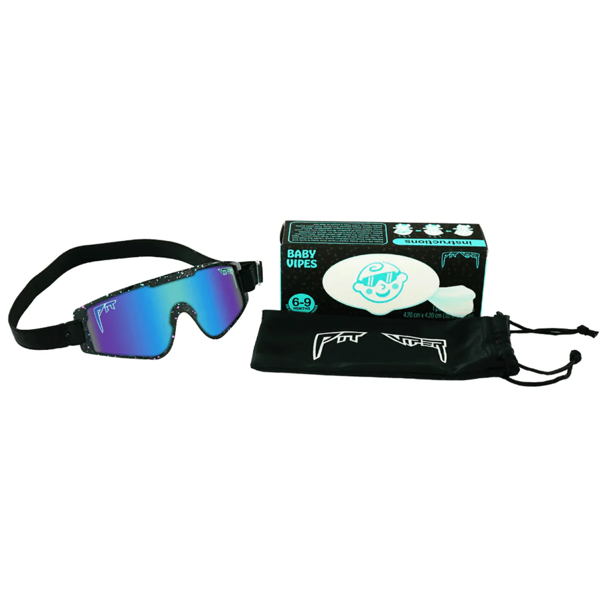 Pit Viper The Baby Vipes Sunglasses The Midnight/Blue - Image 3