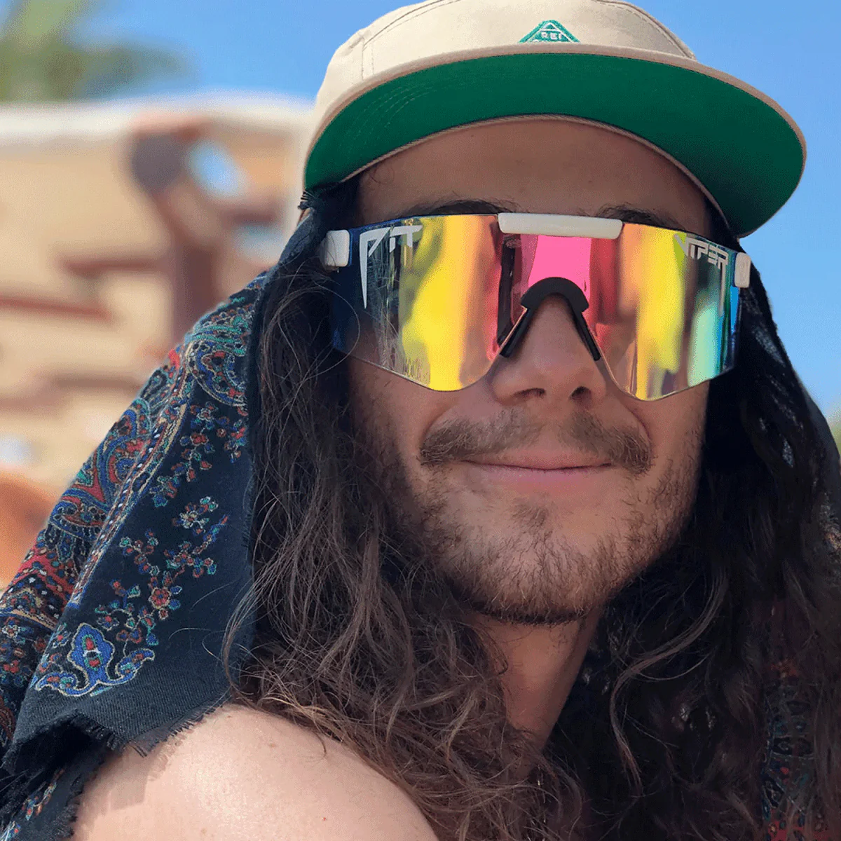 Pit Viper The Original Wide Sunglasses The Miami Nights/Pink Fade - Image 2