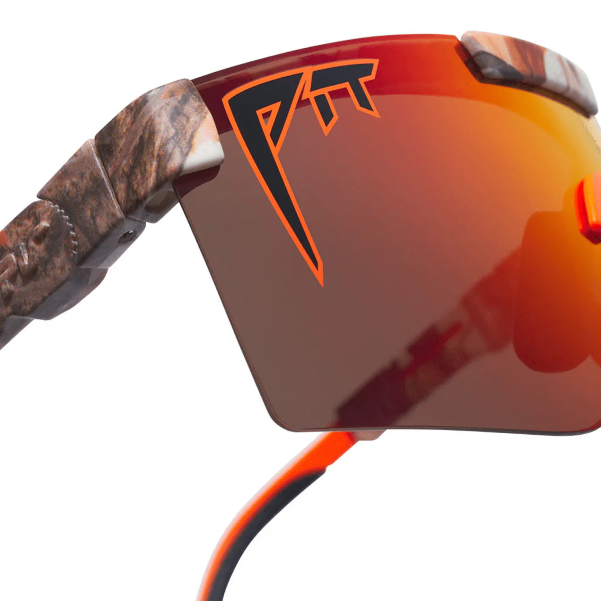 Pit Viper The Original 2.0 Wide Sunglasses The Actualbush/Polarized Red - Image 2