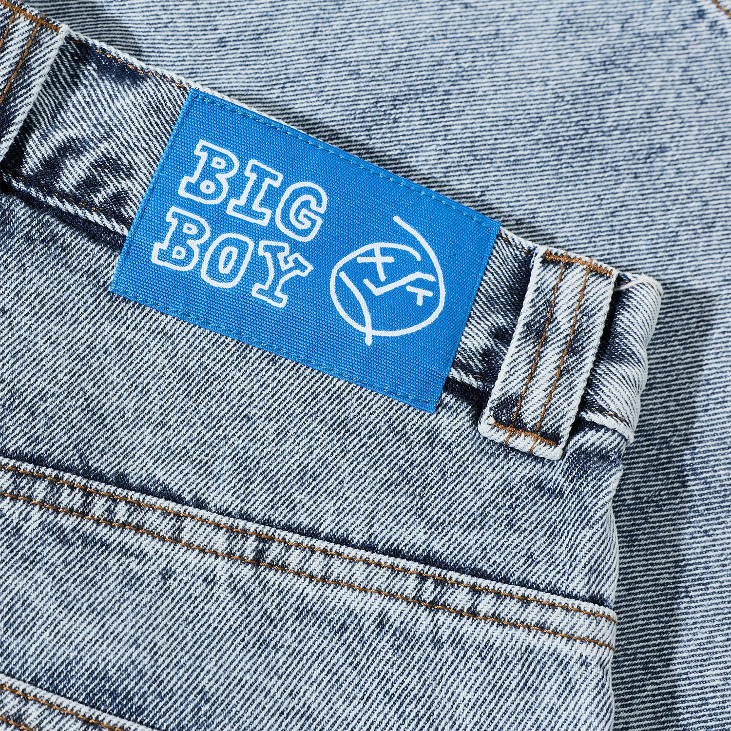 Polar Men's Big Boy Short Heavy Washed Blue - Image 5