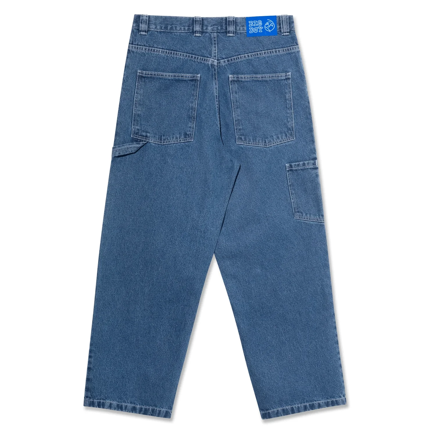 Polar Men's Big Boy Work Pants Blue Wash - Image 2