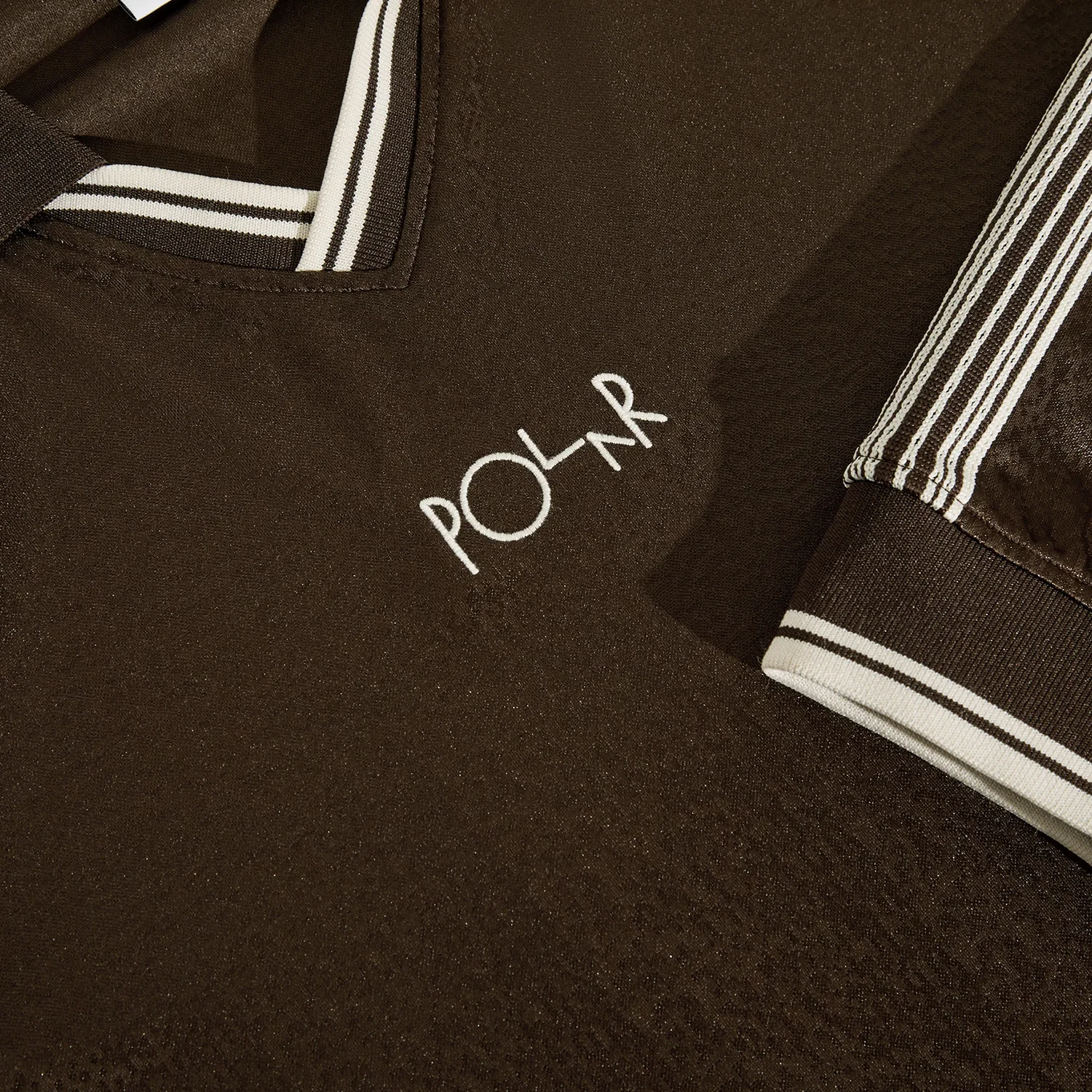 Polar Men's Davie L/S Shirt Chocolate/Ivory - Image 3