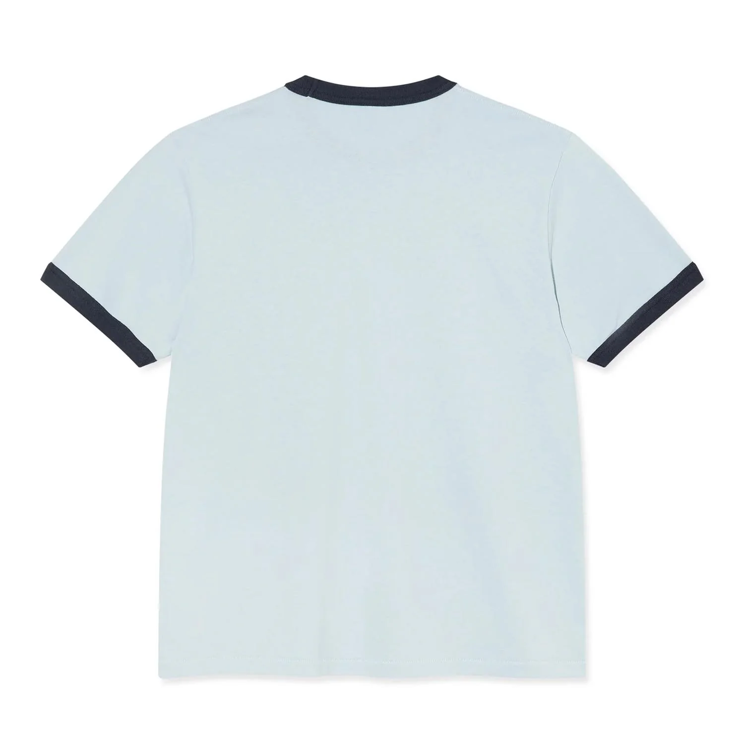 Polar Men's Ringer T-Shirt Light Blue/Navy - Image 2
