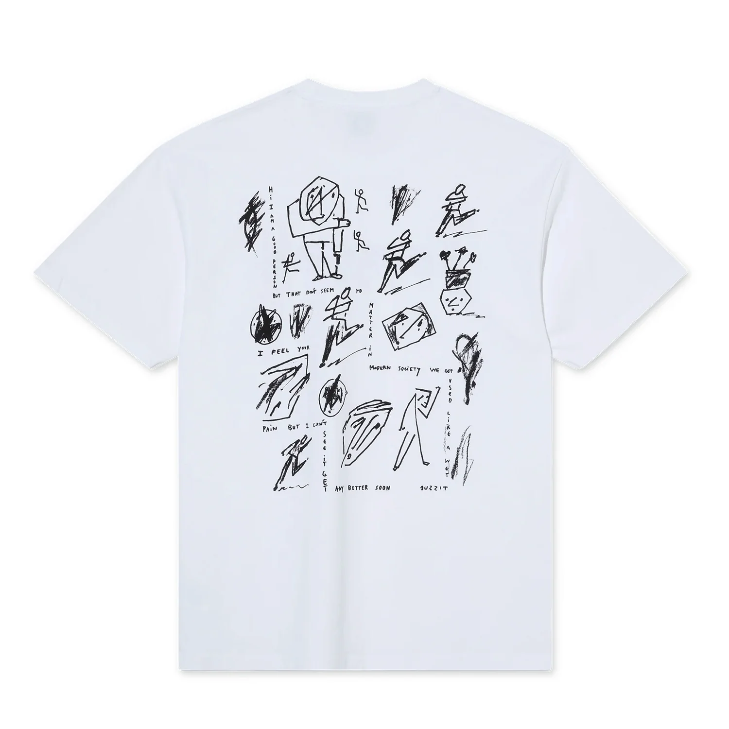 Polar Men's Sad at Times T Shirt White - Image 2