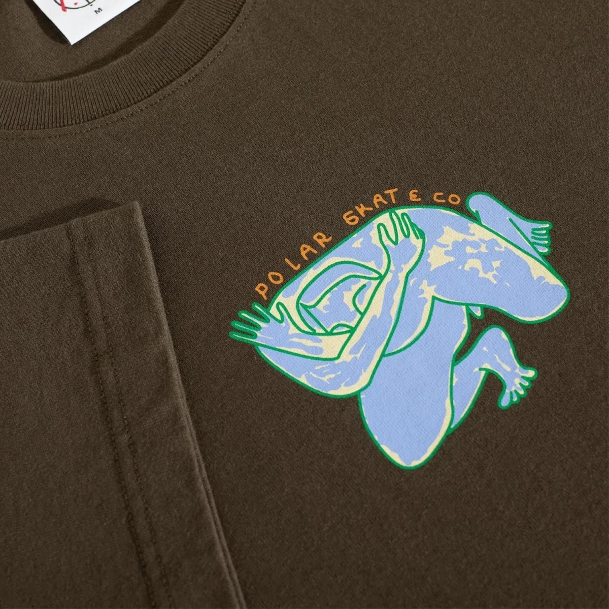 Polar Men's Shy Bow T-Shirt Brown - Image 3