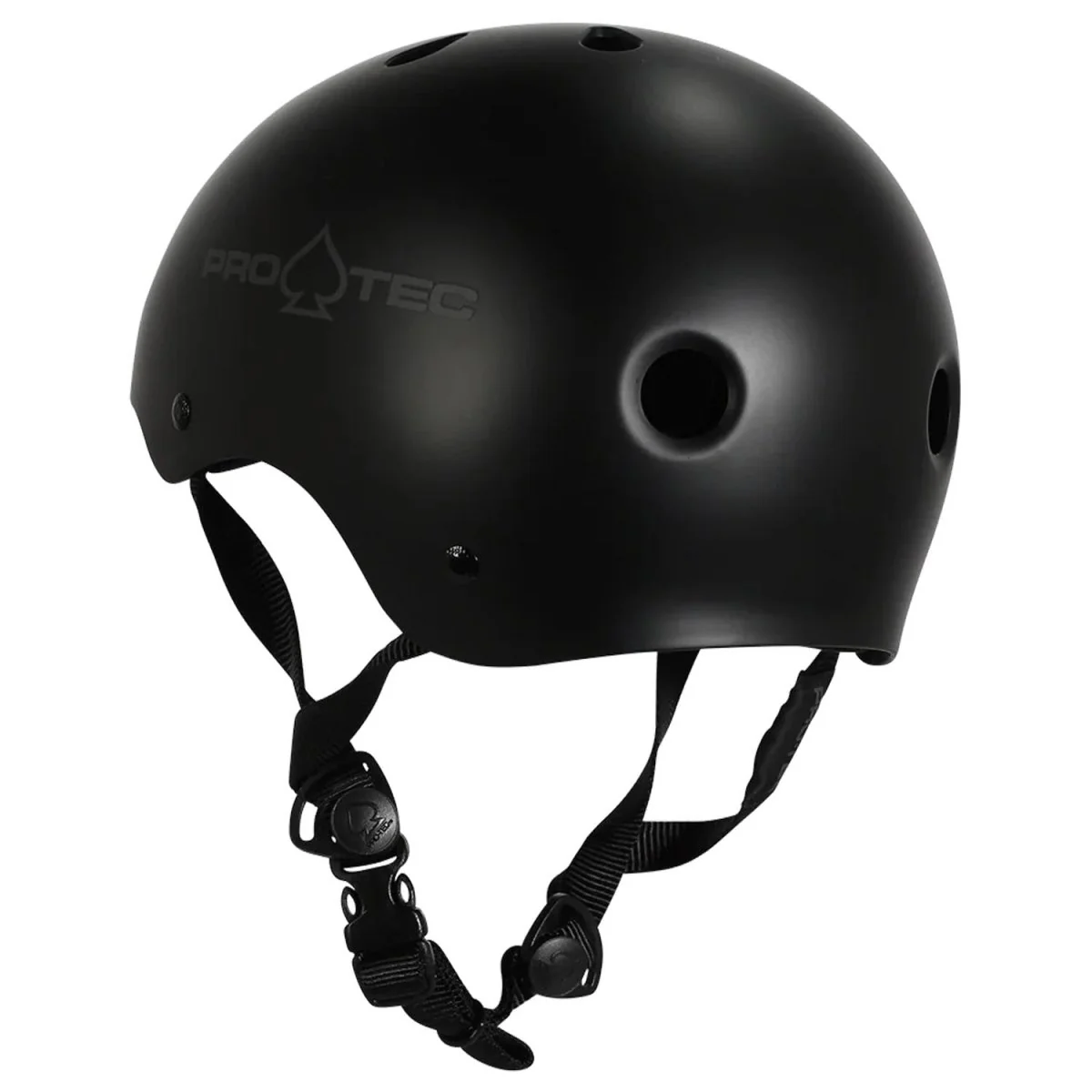 Pro-tec Classic Certified Skate Helmet Matte Black - Image 2