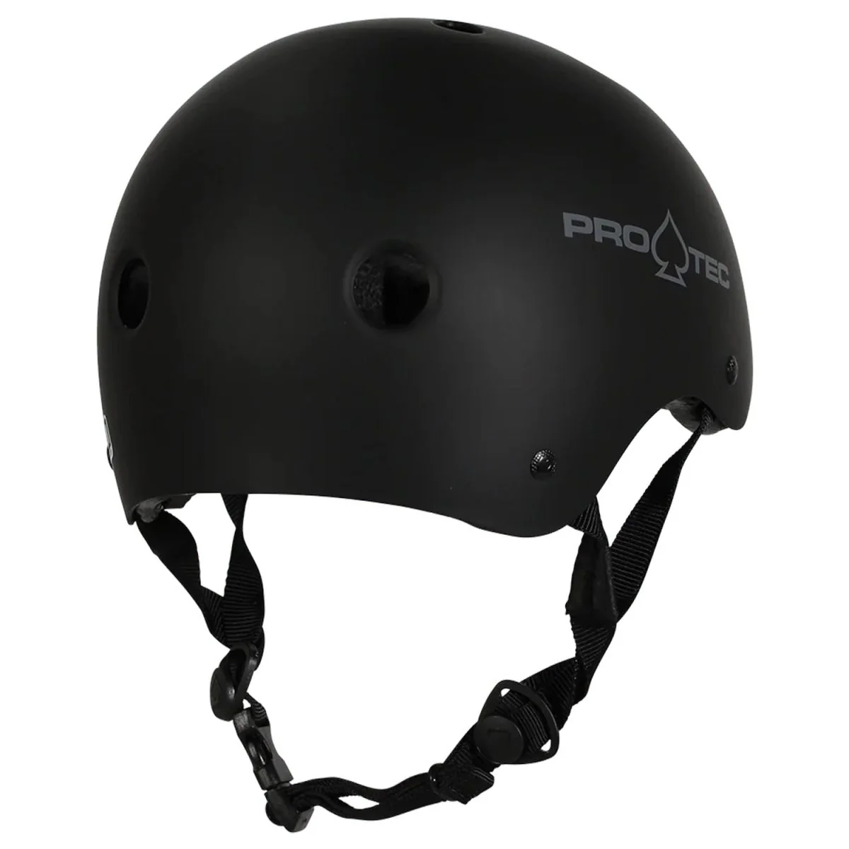 Pro-tec Classic Certified Skate Helmet Matte Black - Image 3