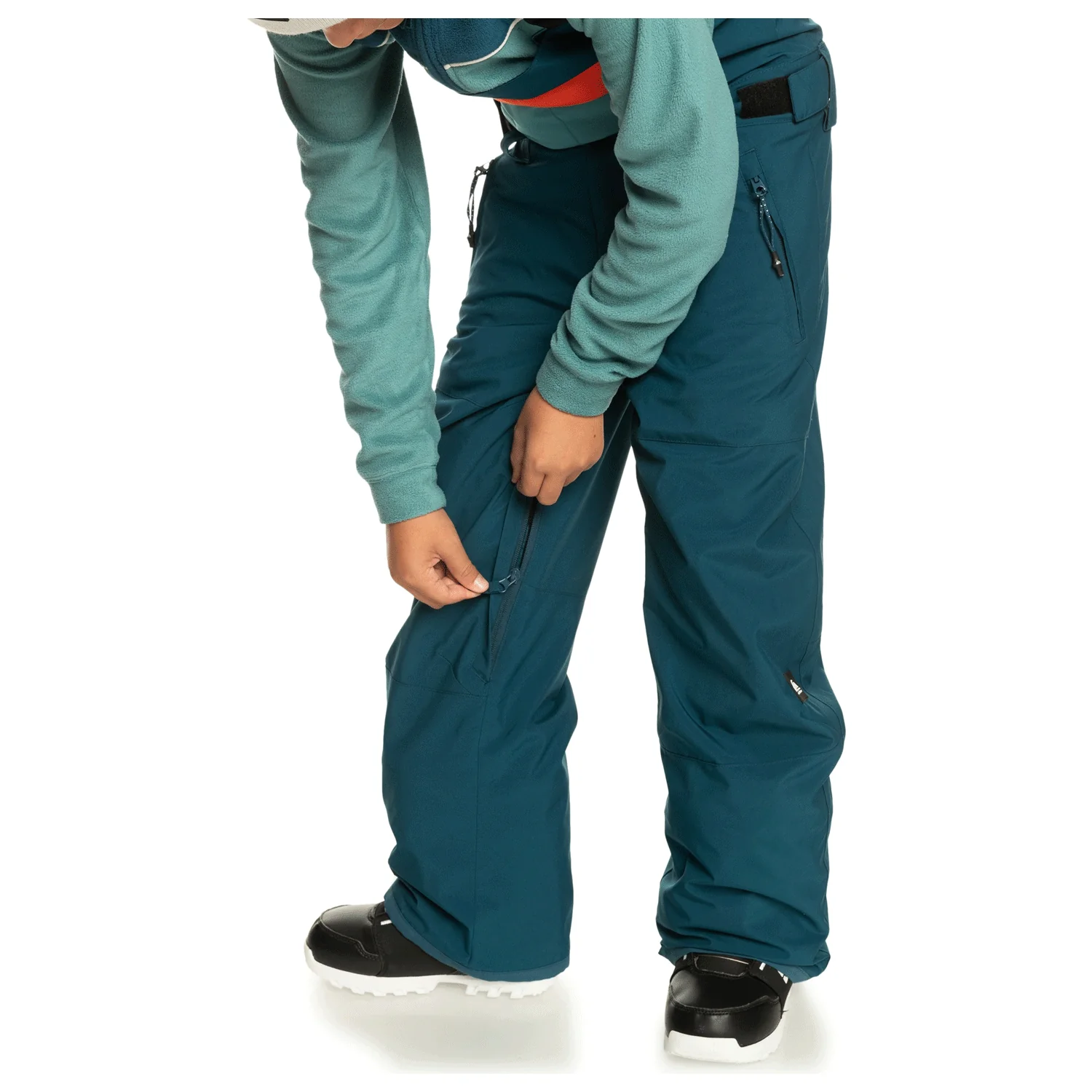 Quiksilver Kids Mash Up Bib Pant 2024 Majolica Blue - Image 4