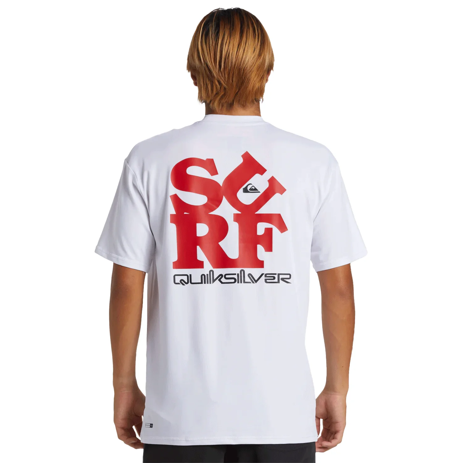 Quiksilver Men's Everyday Surf S/S T Shirt White/Black - Image 2