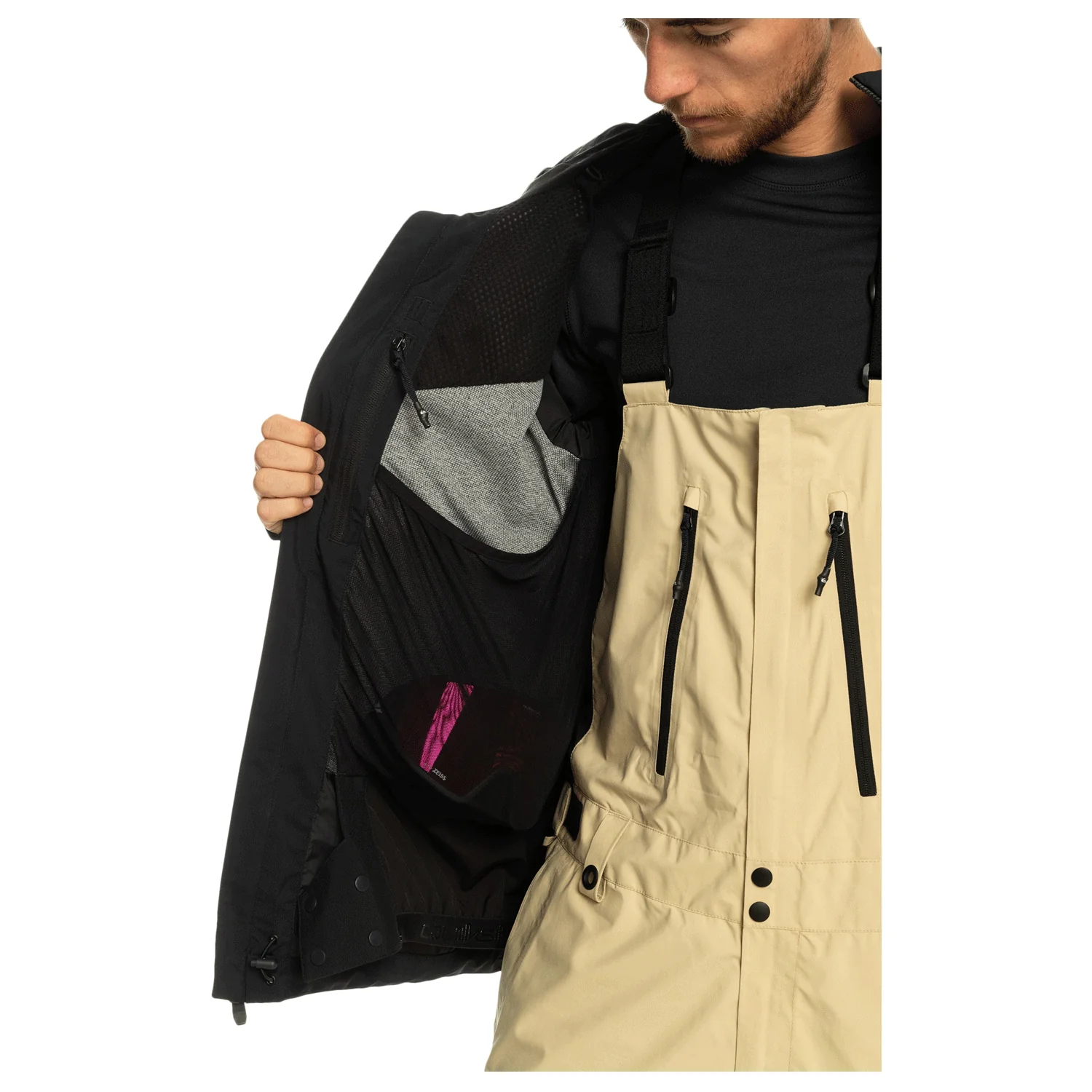Quiksilver Men's Forever Stretch Gore-tex Jacket 2024 Pale Khaki - Image 3