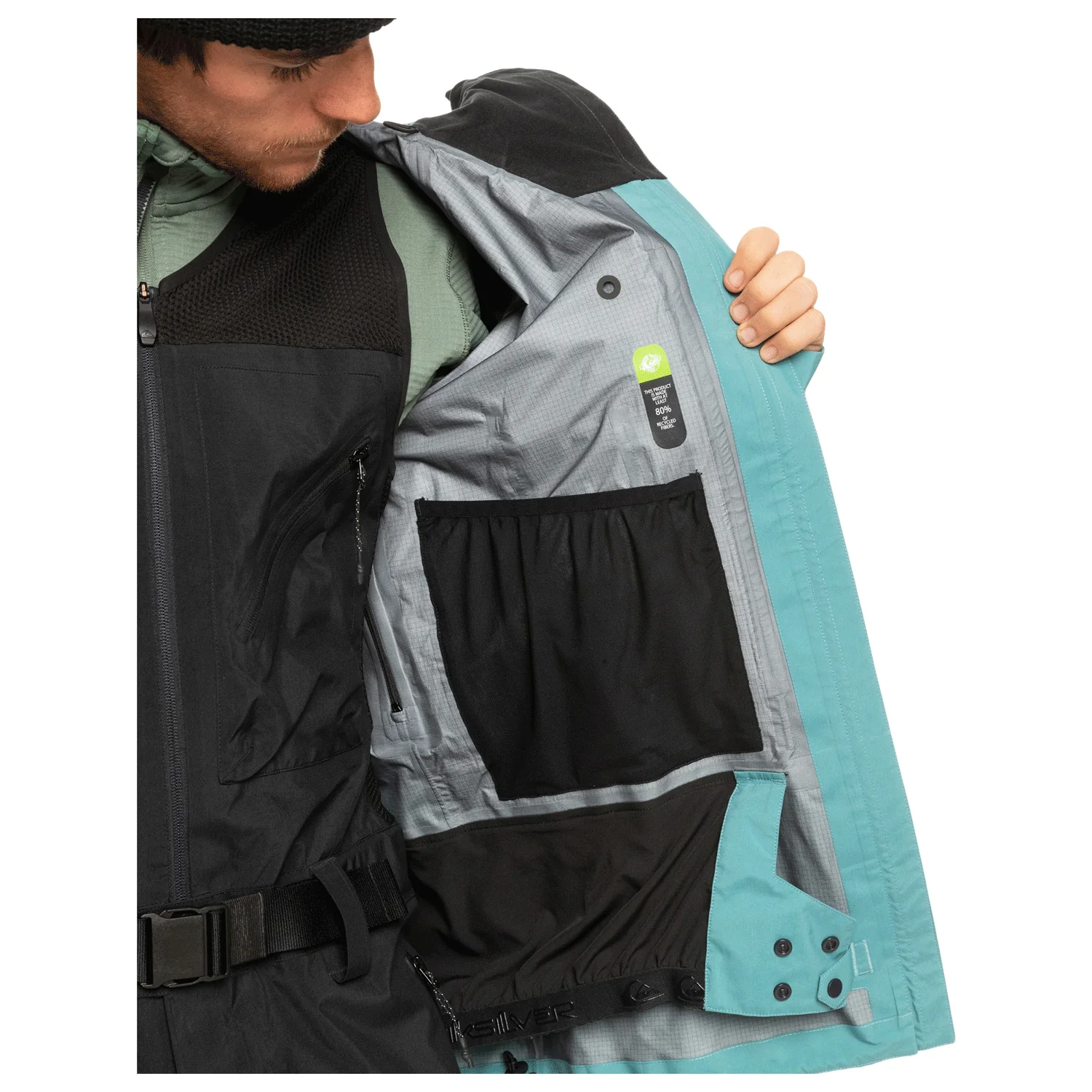 Quiksilver Men's Highline Travis Rice 3L Gore-tex Jacket 2024 Brittany Blue - Image 4