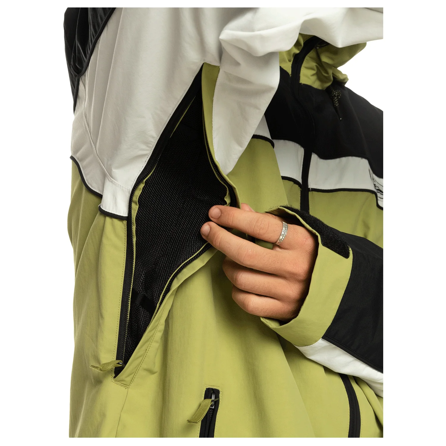Quiksilver Men's Live Wire Jacket 2024 Green Olive - Image 6