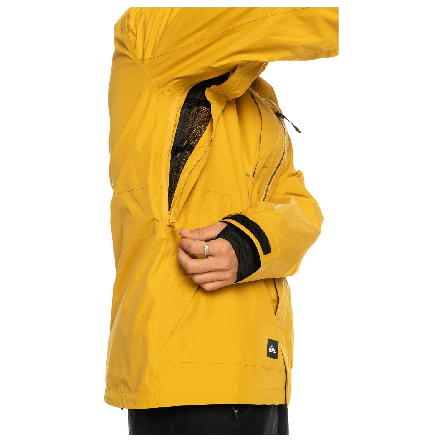 Quiksilver Men's Mission Gore-tex Jacket 2024 Mineral Yellow - Image 4