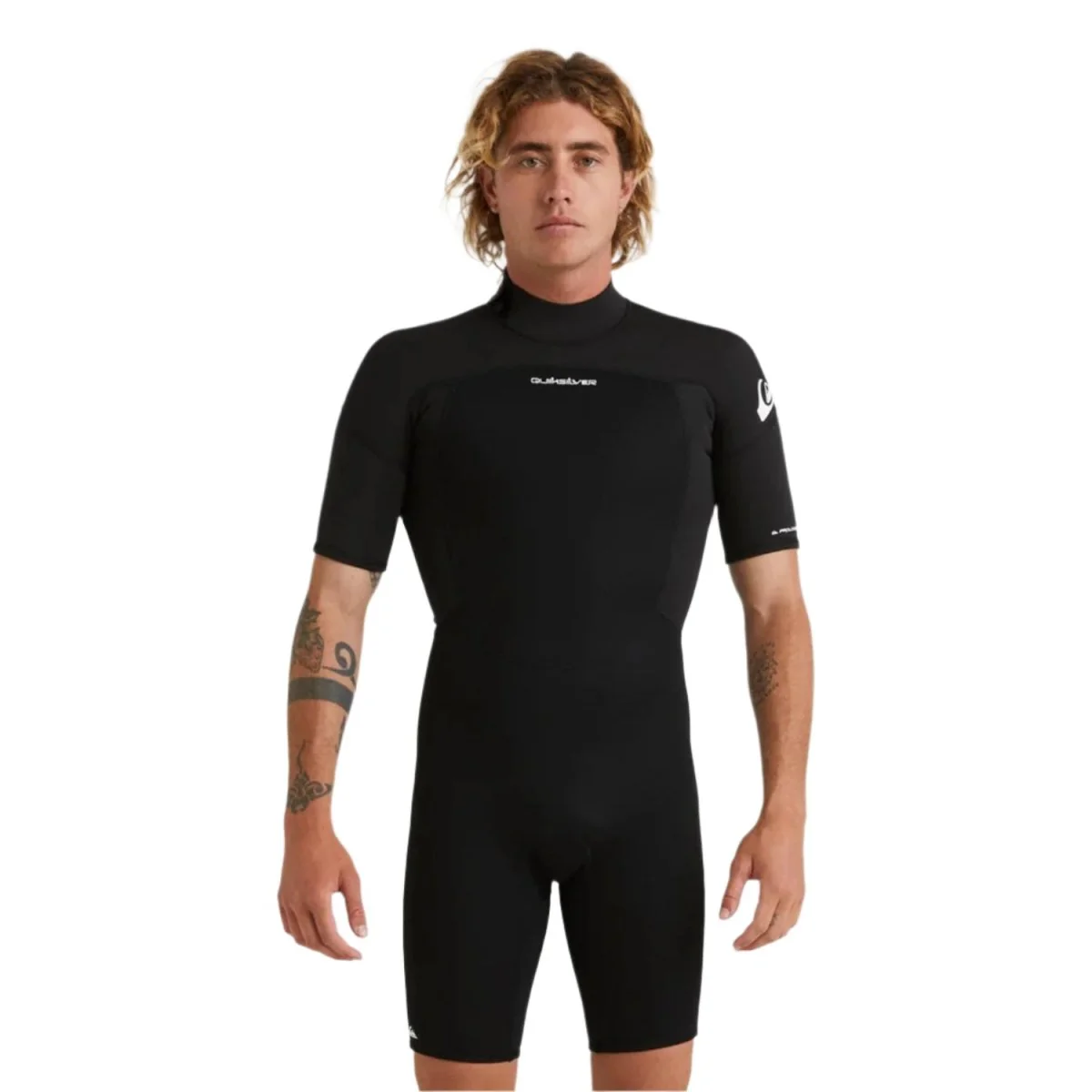 Quiksilver Men's Prologue 2/2 S/S Back Zip Springsuit Black - Image 2
