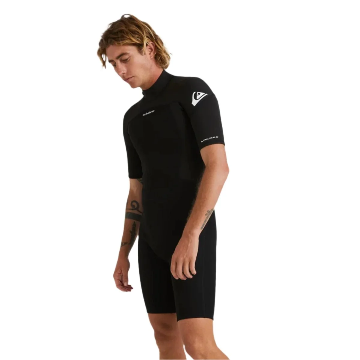 Quiksilver Men's Prologue 2/2 S/S Back Zip Springsuit Black - Image 3
