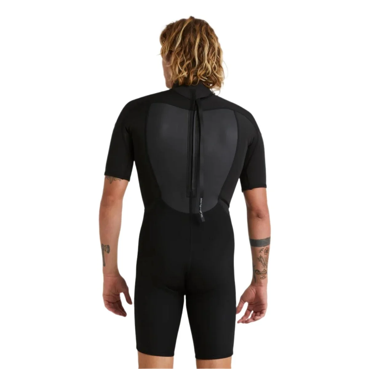 Quiksilver Men's Prologue 2/2 S/S Back Zip Springsuit Black - Image 4