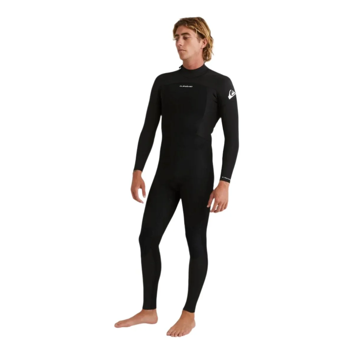 Quiksilver Men's Prologue 3/2 Back Zip GBS Wetsuit Black - Image 2