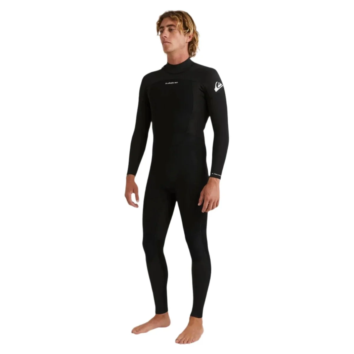 Quiksilver Men's Prologue 4/3 Back Zip GBS Wetsuit Black - Image 3