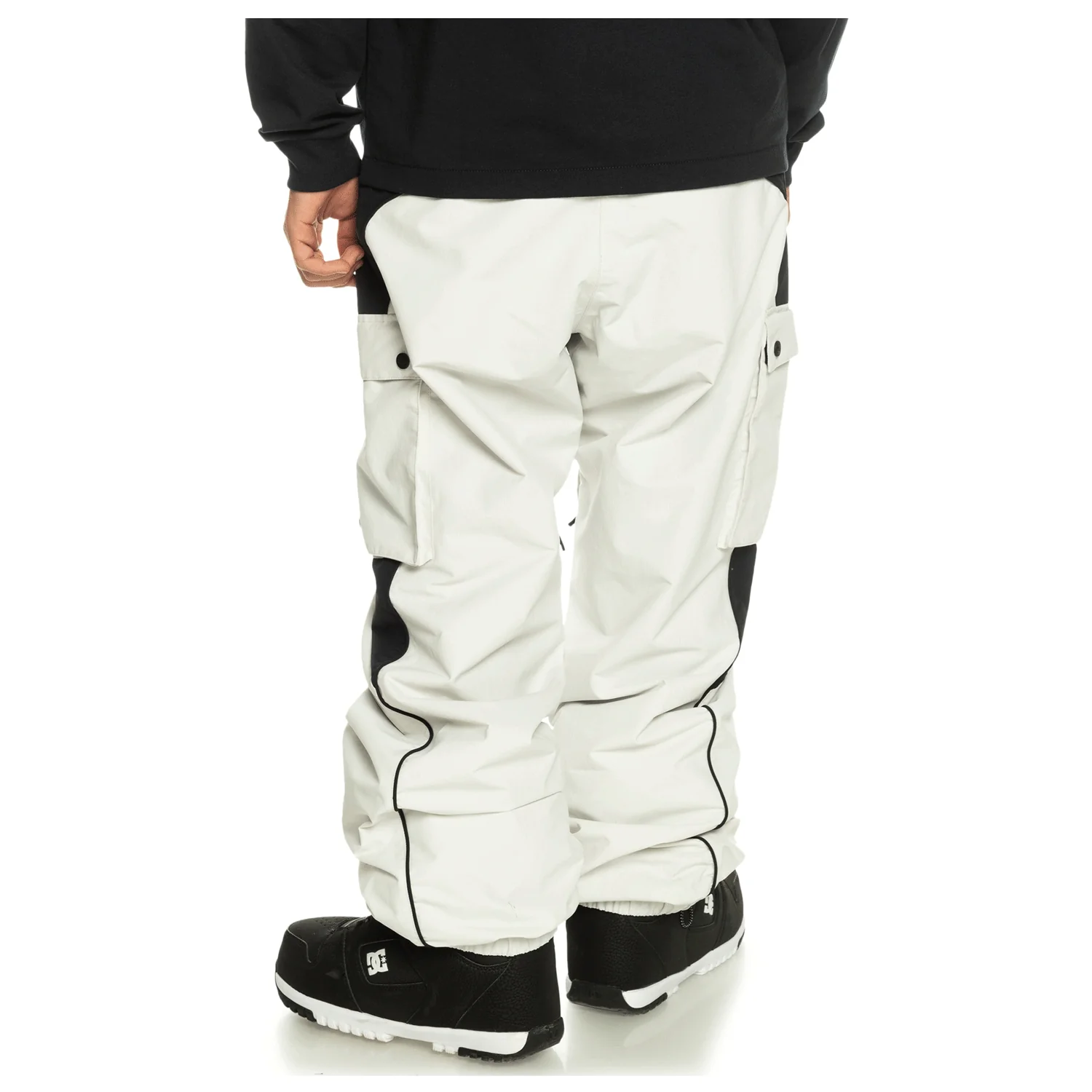 Quiksilver Men's Snow Down Cargo Pant 2024 Nimbus Cloud - Image 2