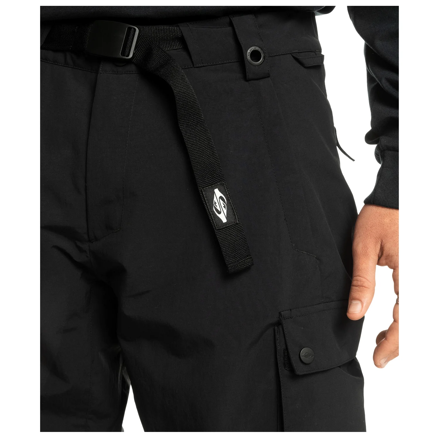 Quiksilver Men's Snow Down Cargo Pant 2024 True Black - Image 3