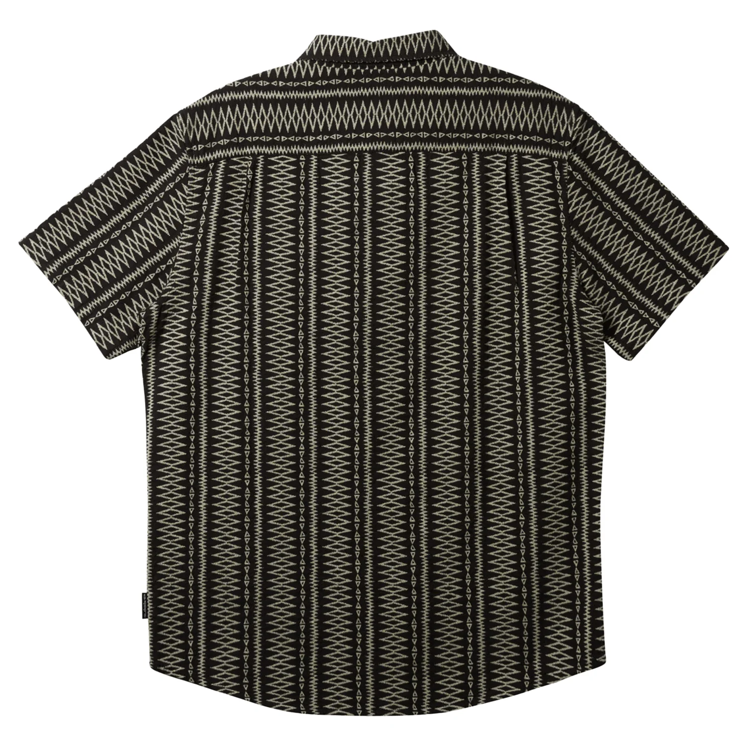 Quiksilver Men's Vibrations Classic S/S Shirt Tarmac Dobby Jacquard - Image 4