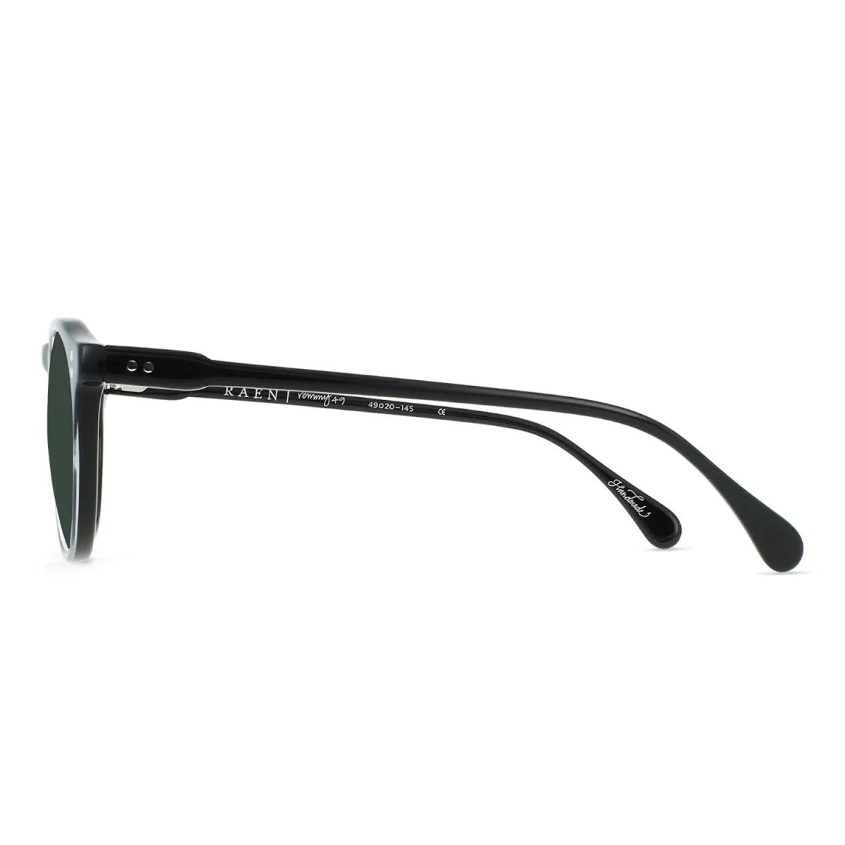 Raen Remmy 52 Sunglasses Recycled Black/Green Polarized - Image 3