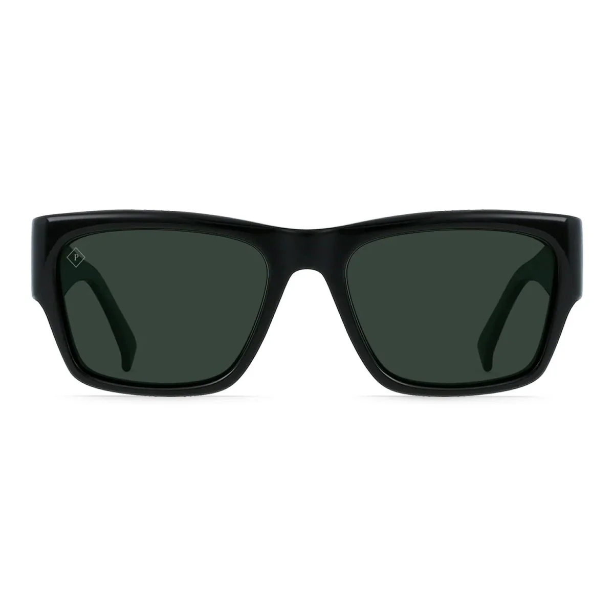 Raen Ruffio 55 Sunglasses Recycled Black/Green Polarized - Image 2