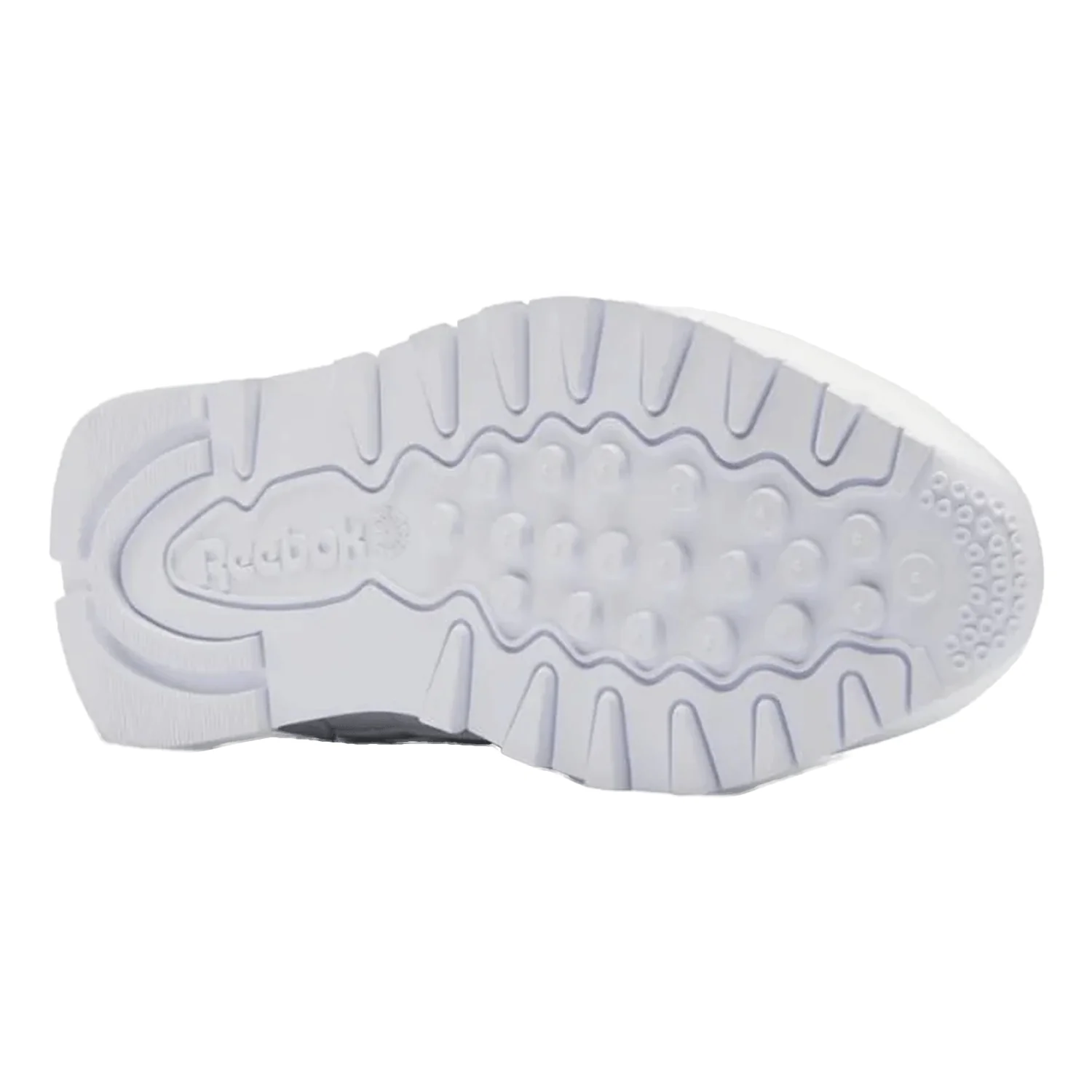 Reebok Women's Classic Leather Shoe White/White/Grey - Image 2