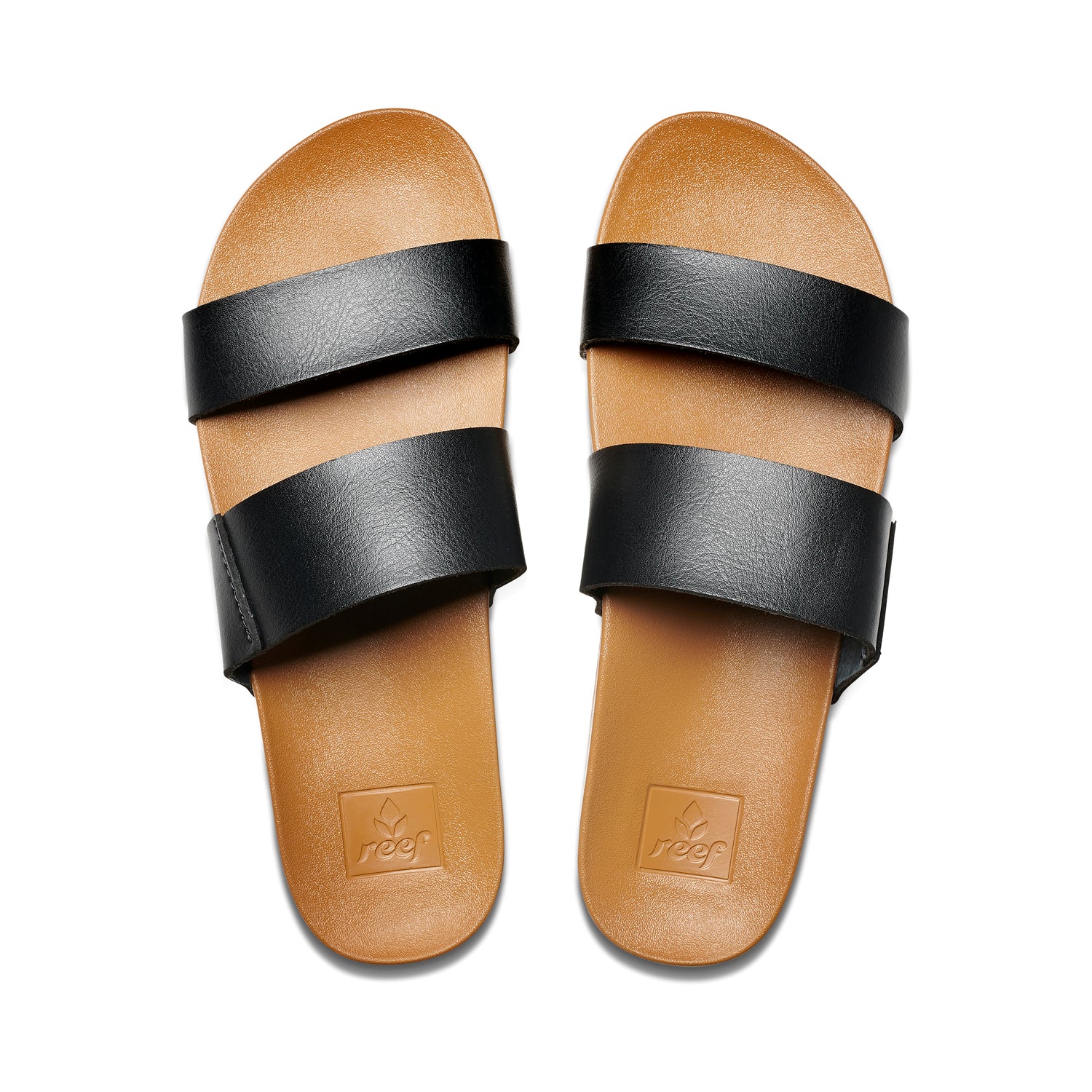 Reef Women's Cushion Vista Sandal Black/Natural - Image 4