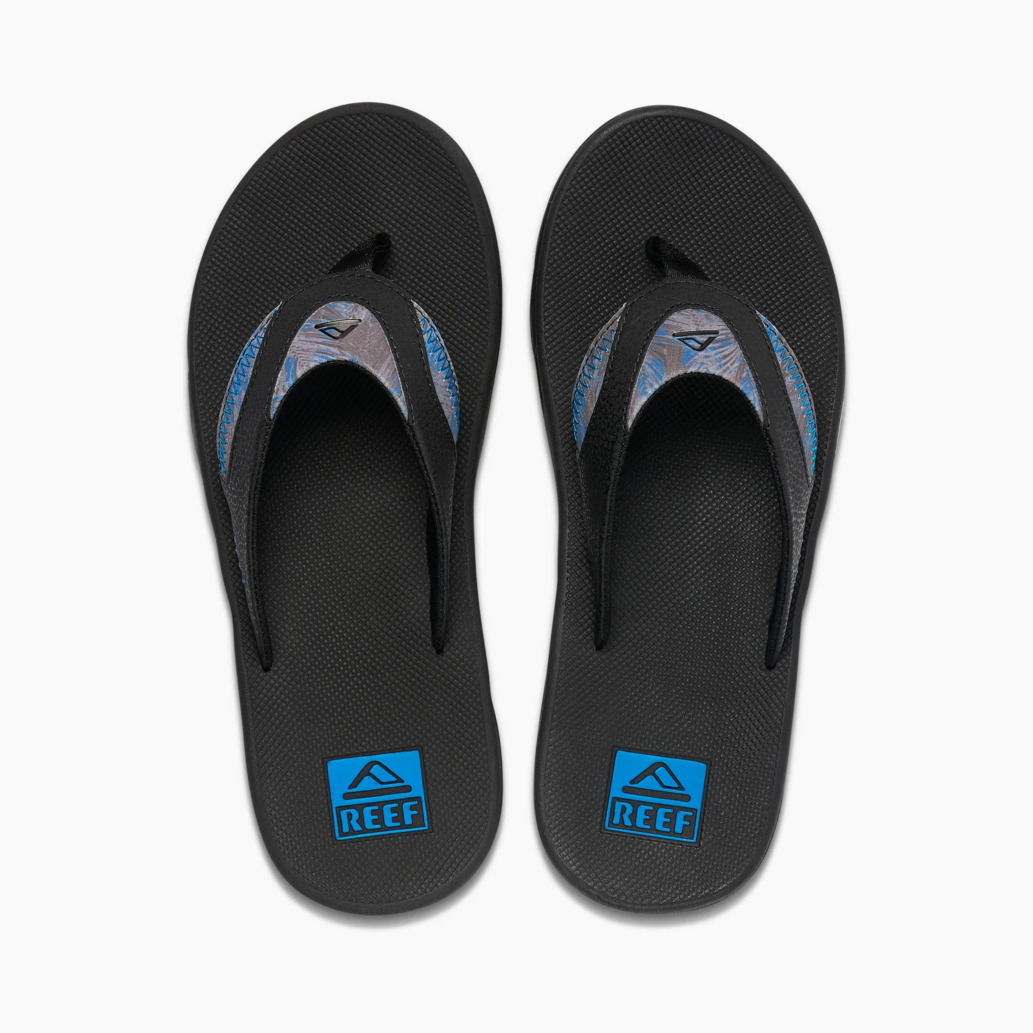 Reef Men's Fanning Sandal Black/Pool Palm - Image 2