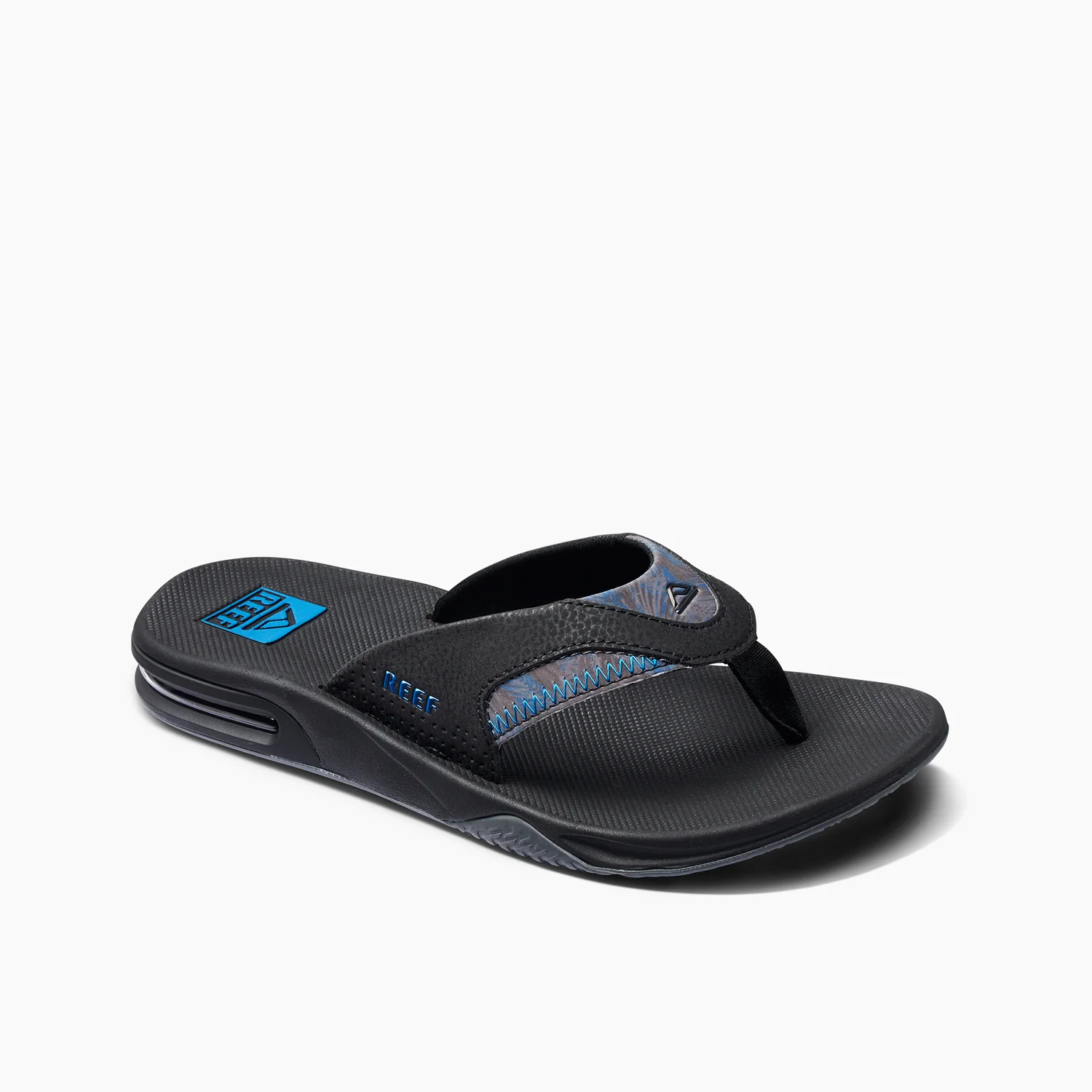 Reef Men's Fanning Sandal Black/Pool Palm - Image 3