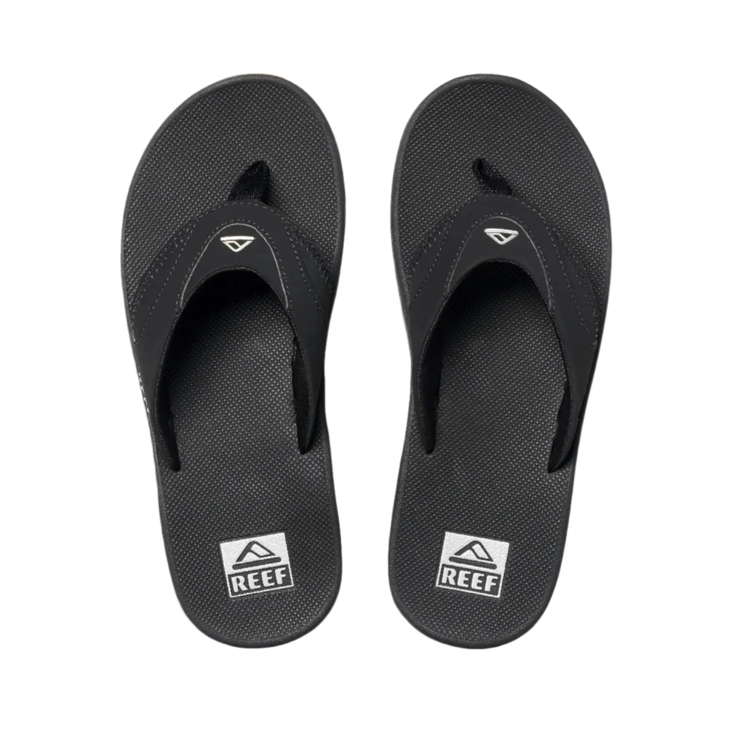 Reef Men's Fanning Sandal Black/Silver - Image 2