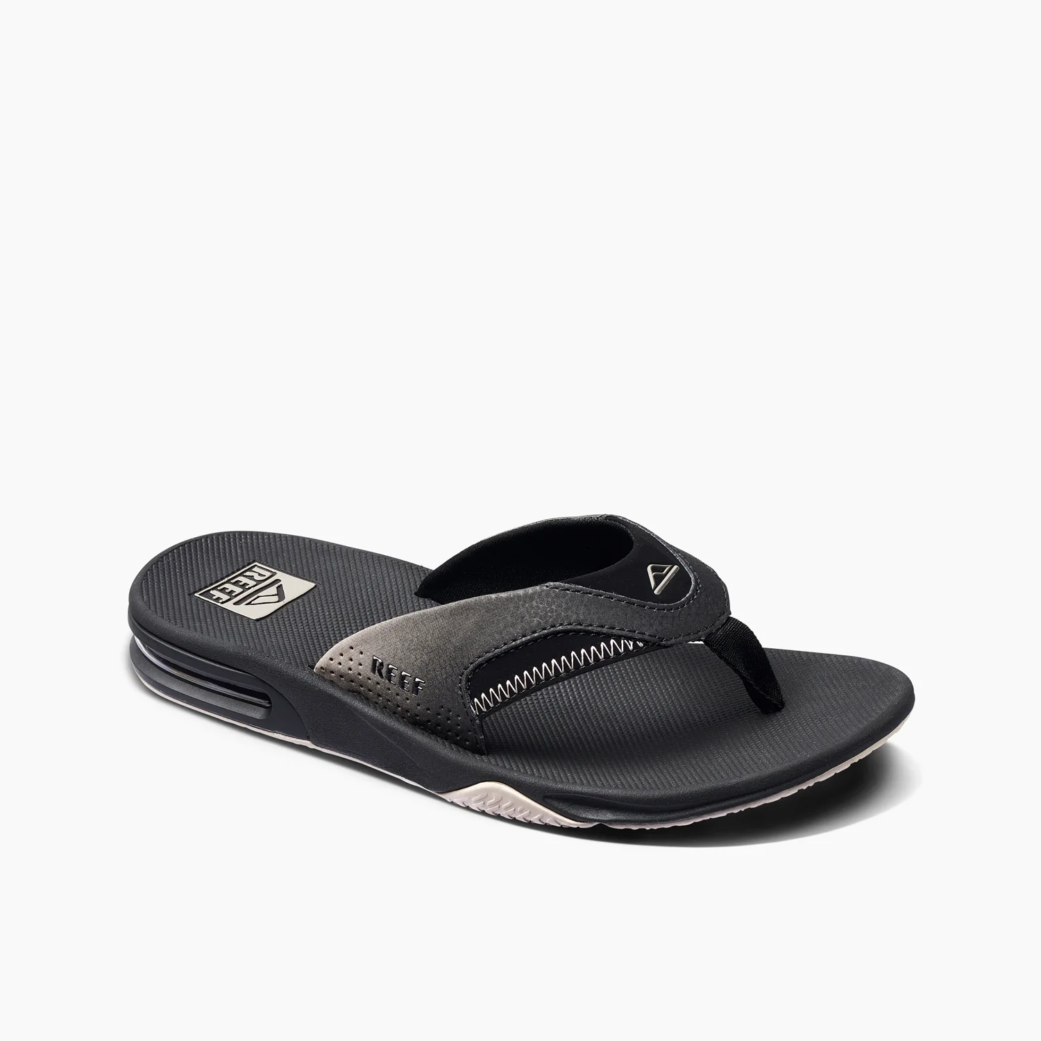 Reef Men's Fanning Sandal Black/Taupe Fade - Image 4