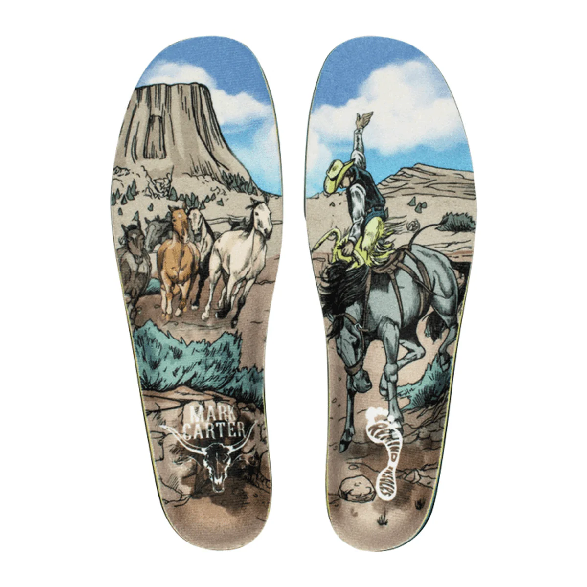 Remind Medic Impact 6mm Mid High Arch Insole Wild Mustang - Image 2