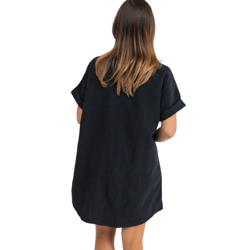 Rhythm Classic Linen Shirt  Dress - Image 4