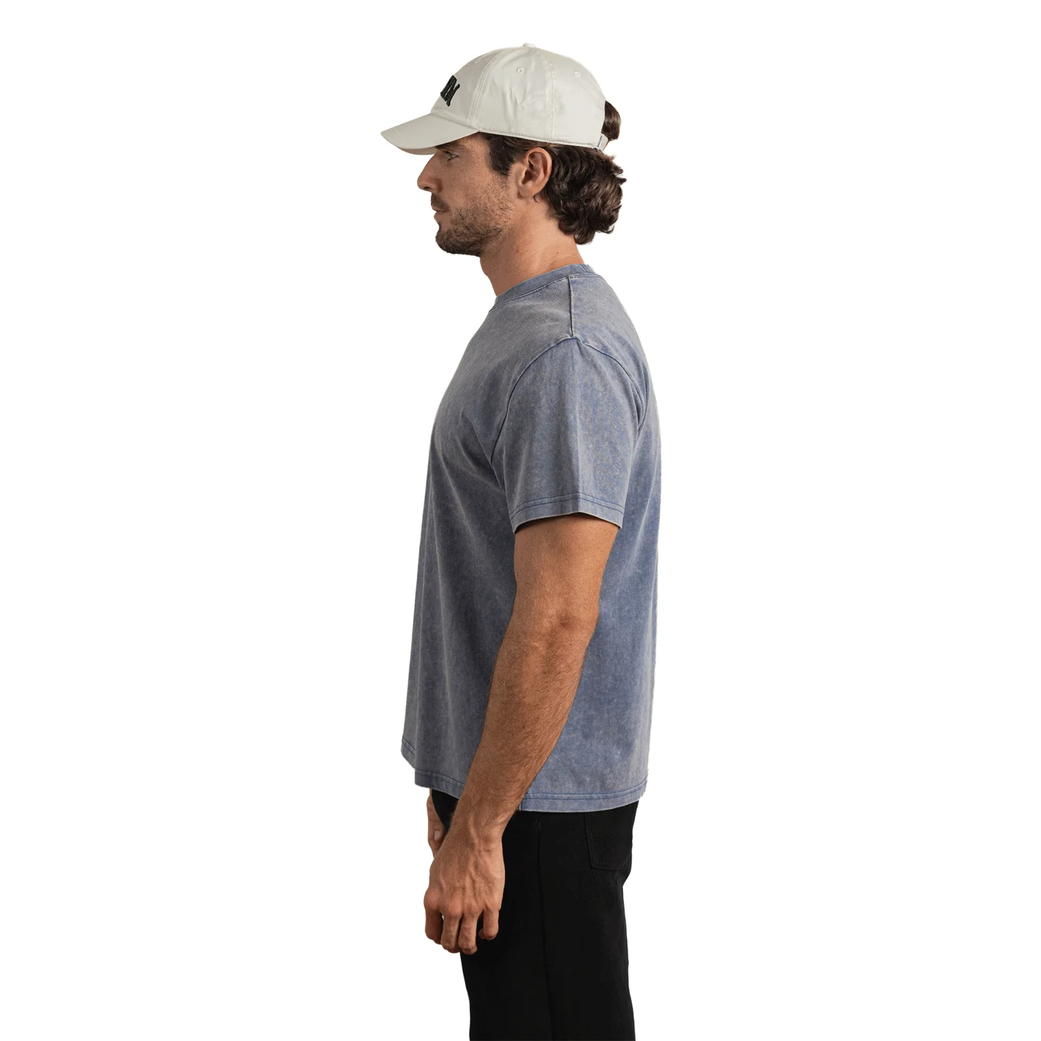 Rhythm Men's Awake Band T-Shirt Indigo - Image 3