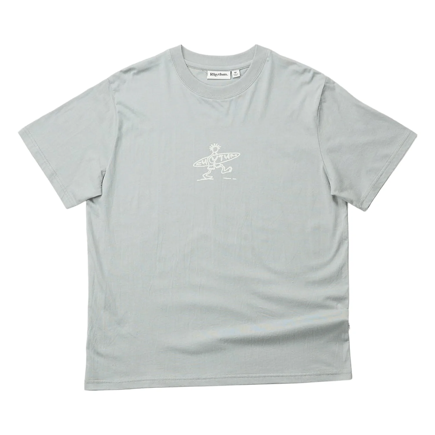 Rhythm Men's Drifter S/S T-Shirt Seafoam - Image 3