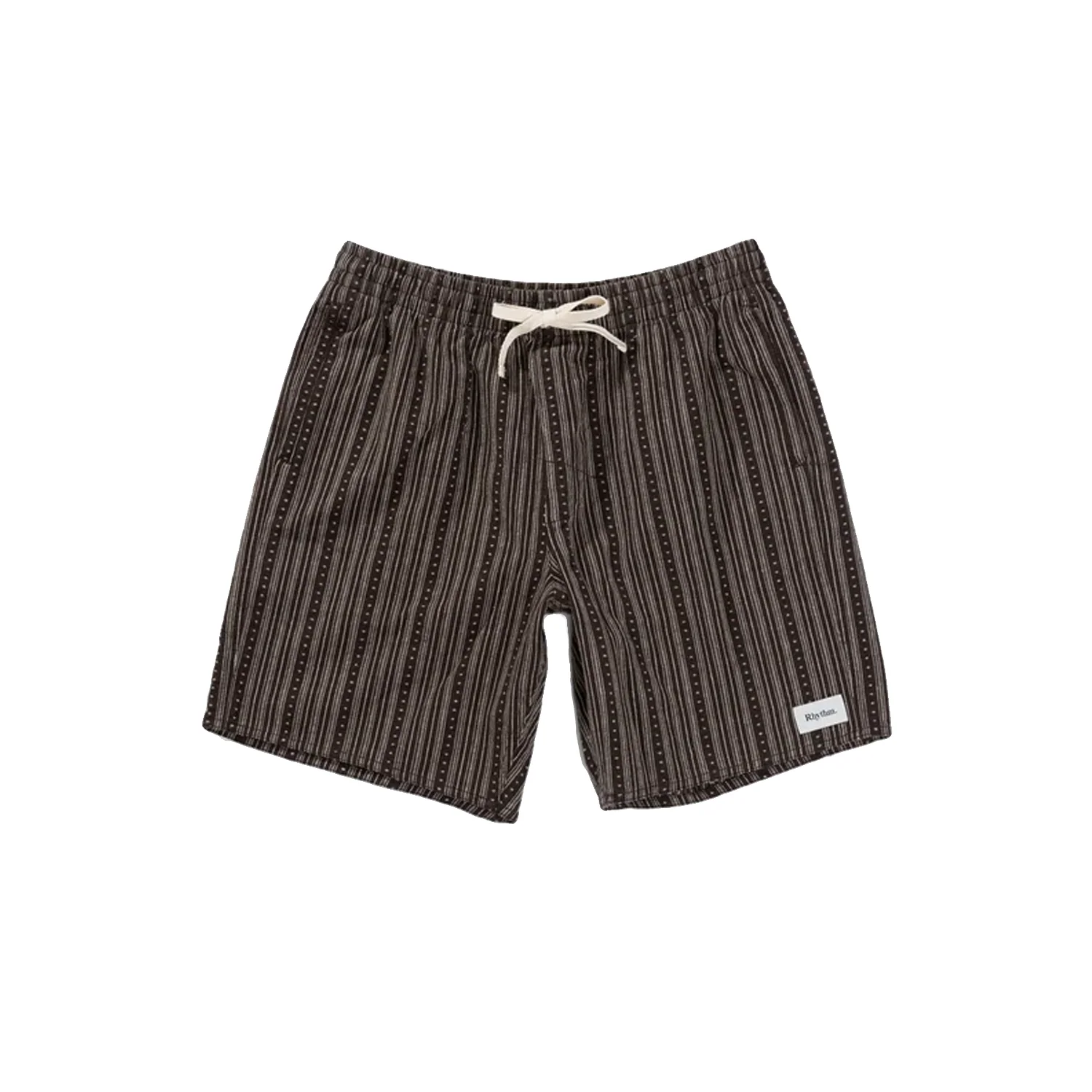 Rhythm Men's Jacquard Linen Jam Short Brown - Image 3