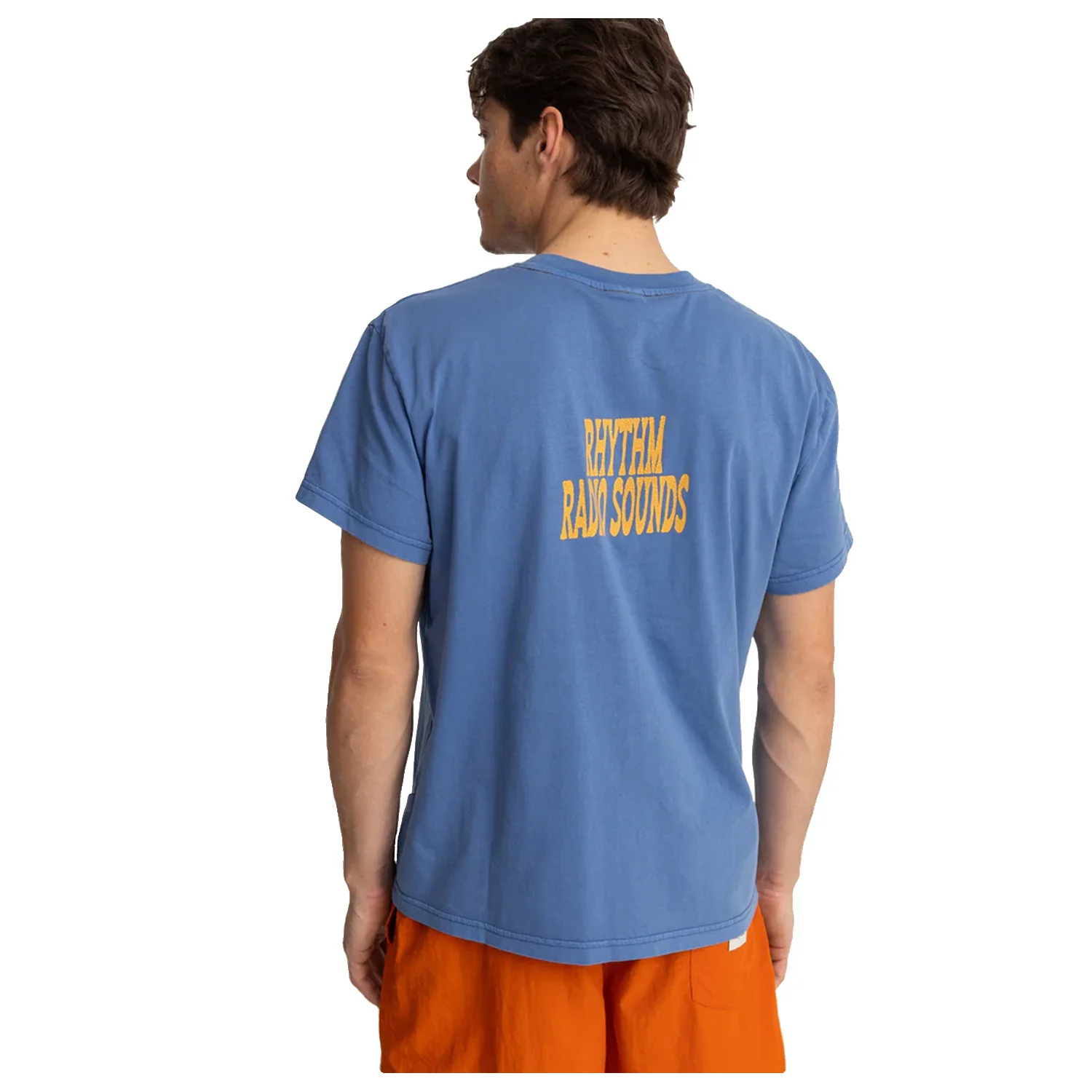 Rhythm Men's Radio Band S/S T Shirt Cobalt - Image 2