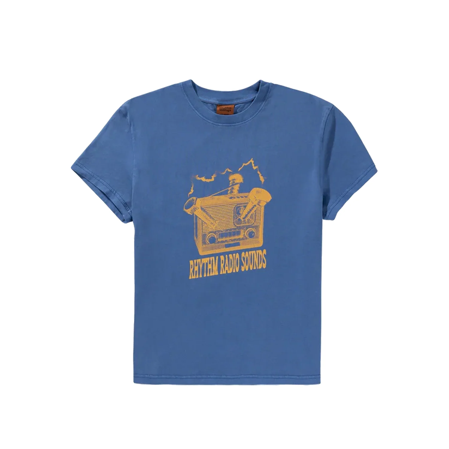 Rhythm Men's Radio Band S/S T Shirt Cobalt - Image 3