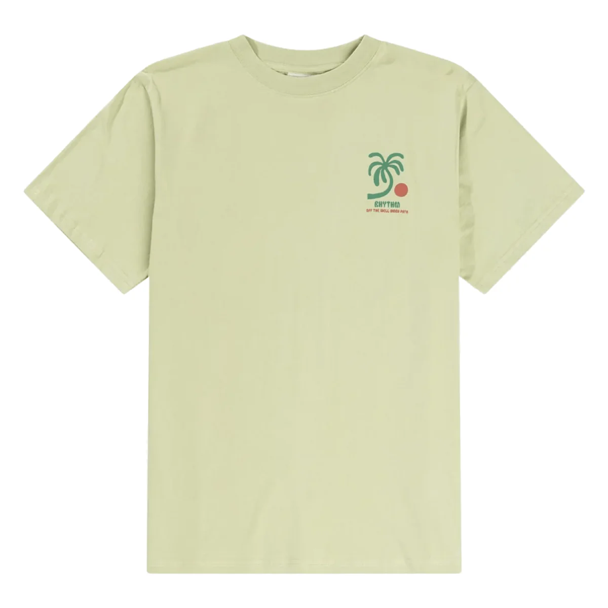 Rhythm Men's Trees S/S T-Shirt Pistachio - Image 2