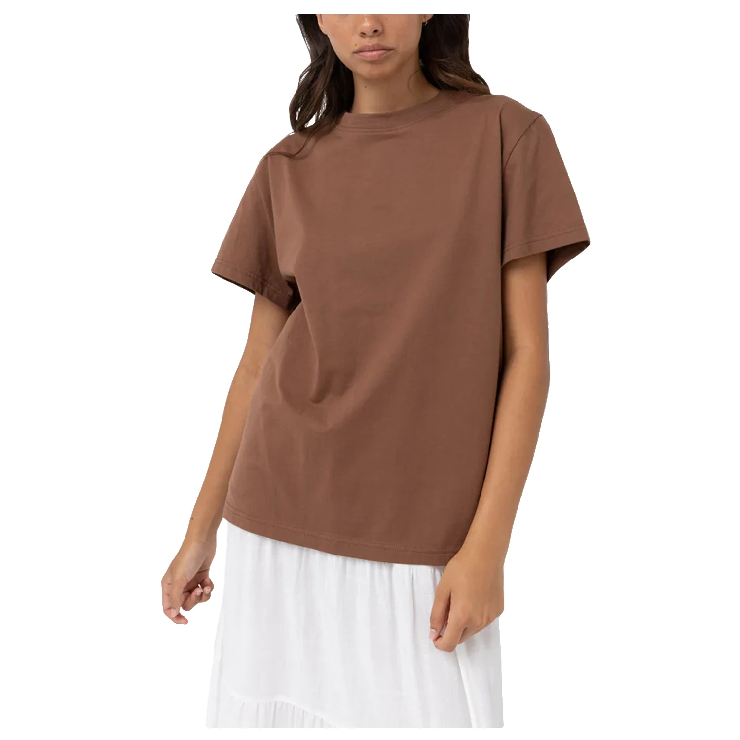 Rhythm Women's Classic Band T Shirt Chocolate - Image 2