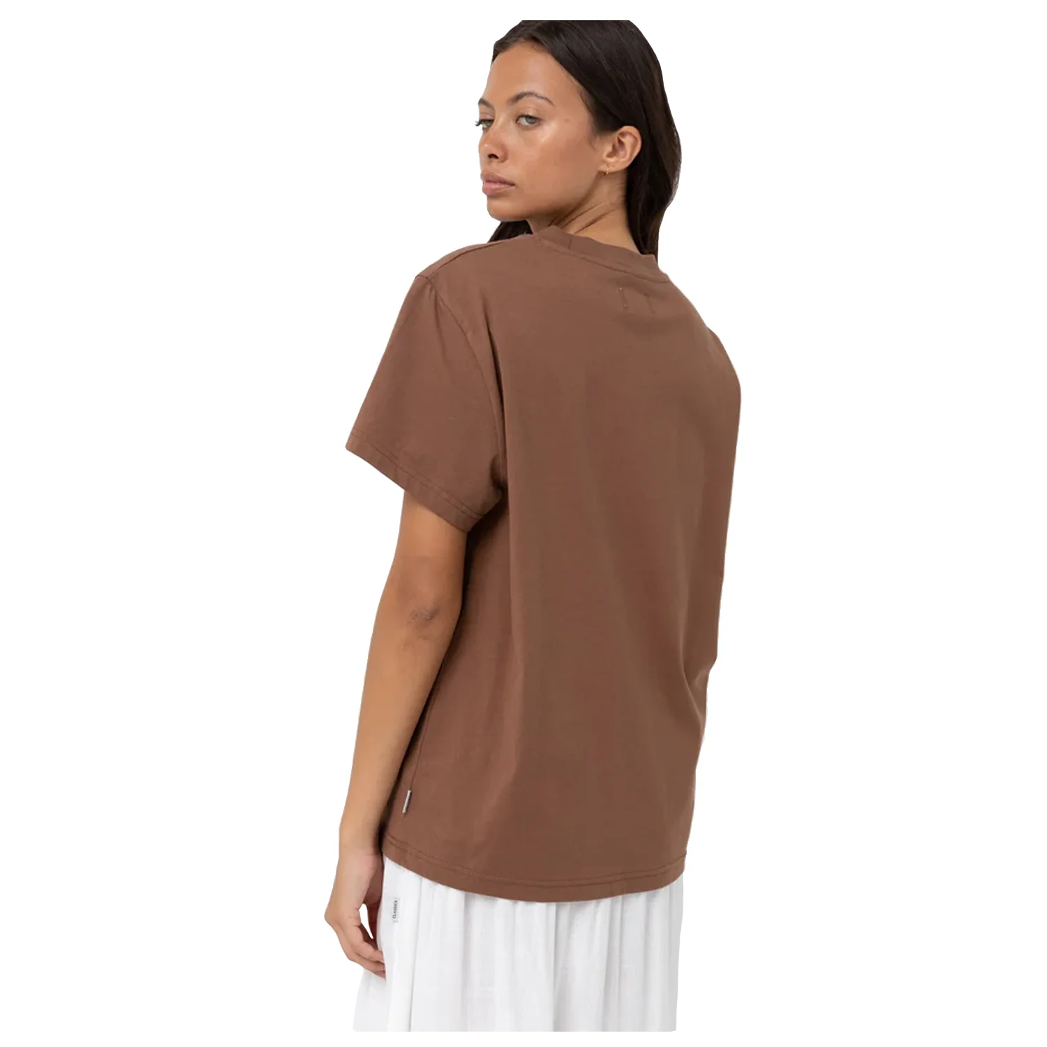 Rhythm Women's Classic Band T Shirt Chocolate - Image 3