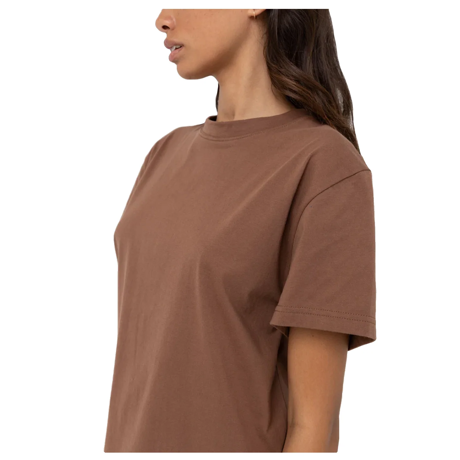 Rhythm Women's Classic Band T Shirt Chocolate - Image 4