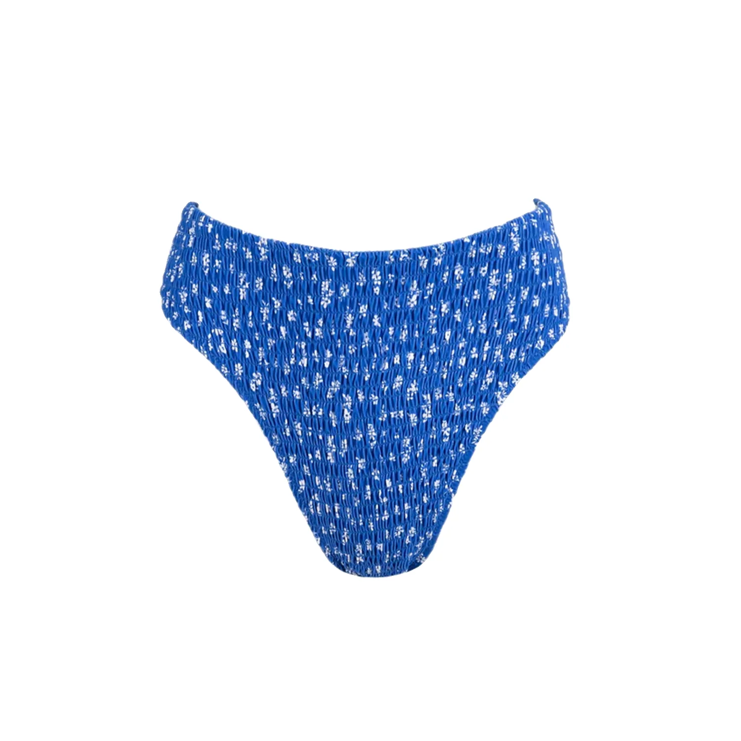 Rhythm Women's Elodie Floral Smocked Hi Waist Pant Blue - Image 2
