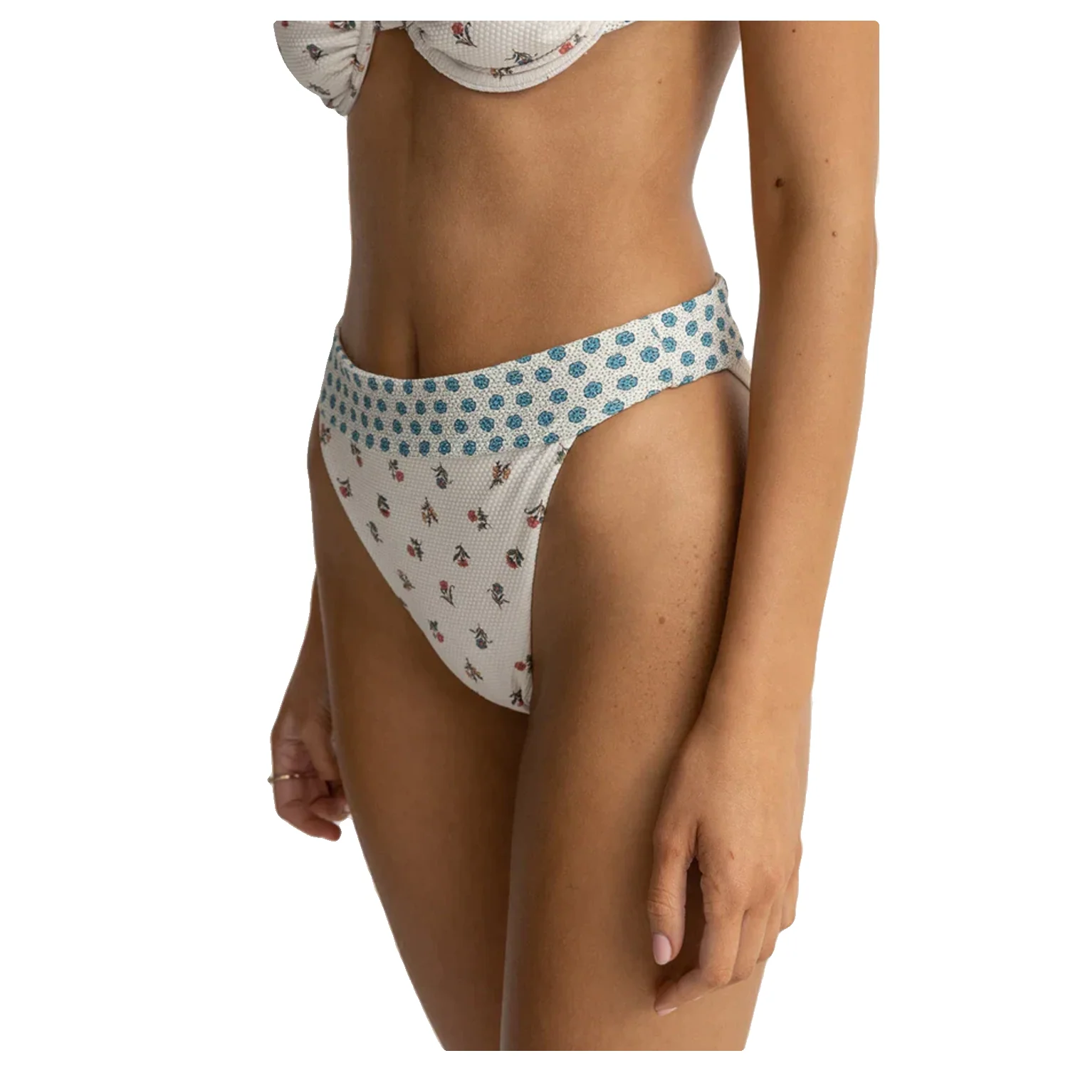Rhythm Women's Harlow Floral Hi Banded Bottom Natural - Image 2