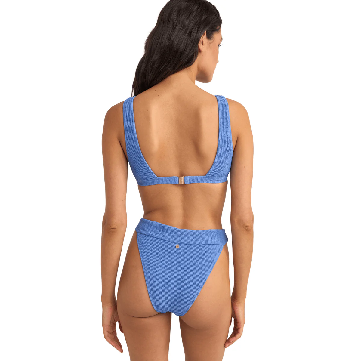 Rhythm Women's Isla Rib Tall Tri Top Cornflower - Image 2